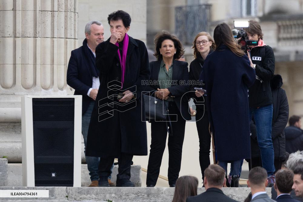 Induction ceremony of Robert Badinter at the Pantheon - Paris
