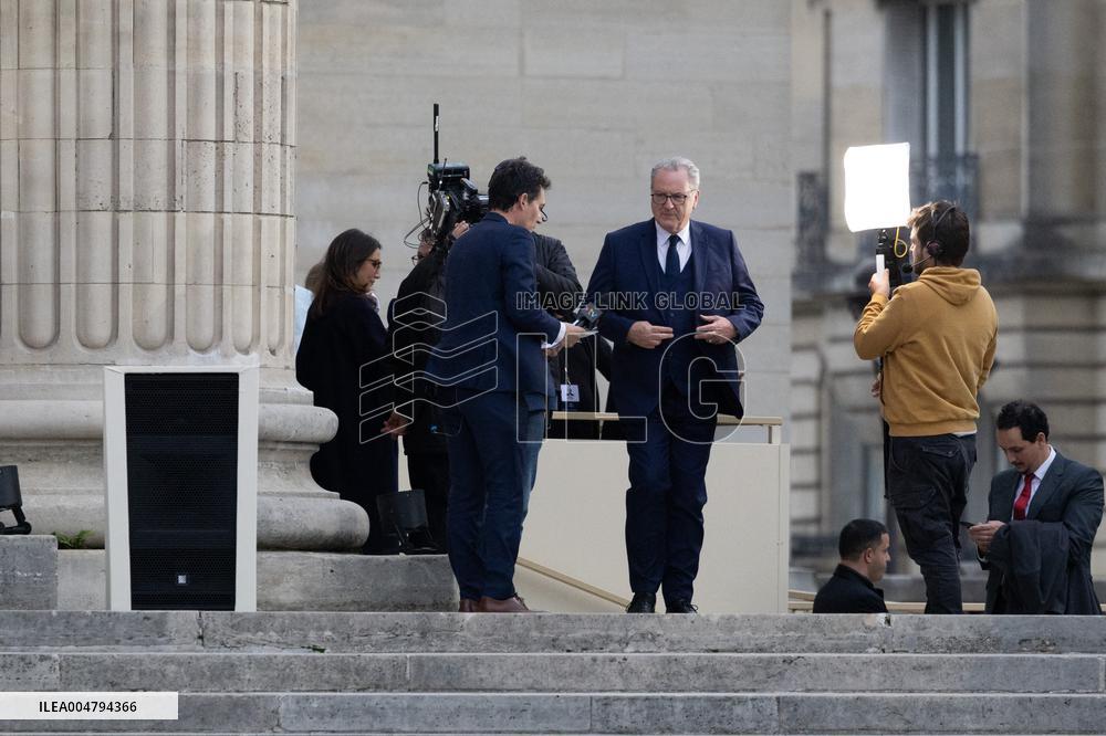 Induction ceremony of Robert Badinter at the Pantheon - Paris
