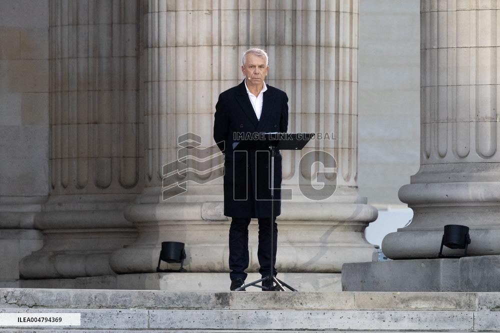 Induction ceremony of Robert Badinter at the Pantheon - Paris