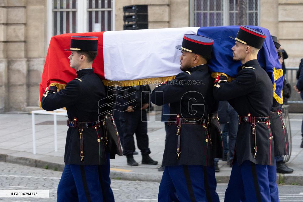 Induction ceremony of Robert Badinter at the Pantheon - Paris