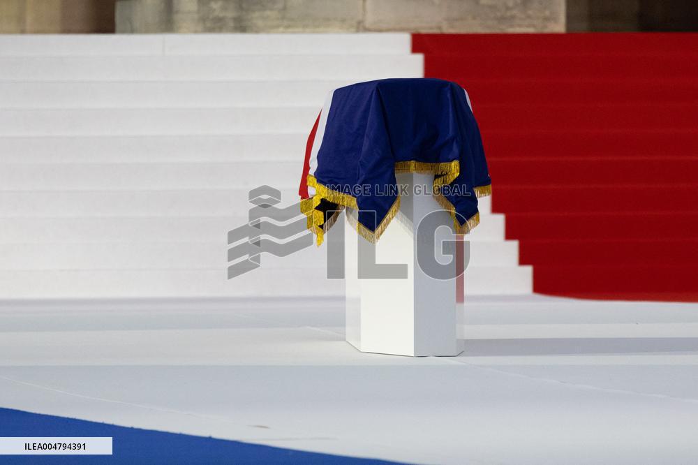 Induction ceremony of Robert Badinter at the Pantheon - Paris