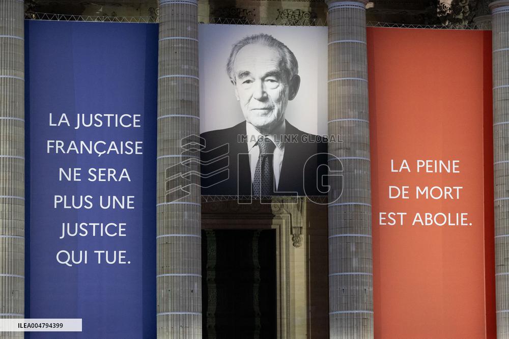 Induction ceremony of Robert Badinter at the Pantheon - Paris