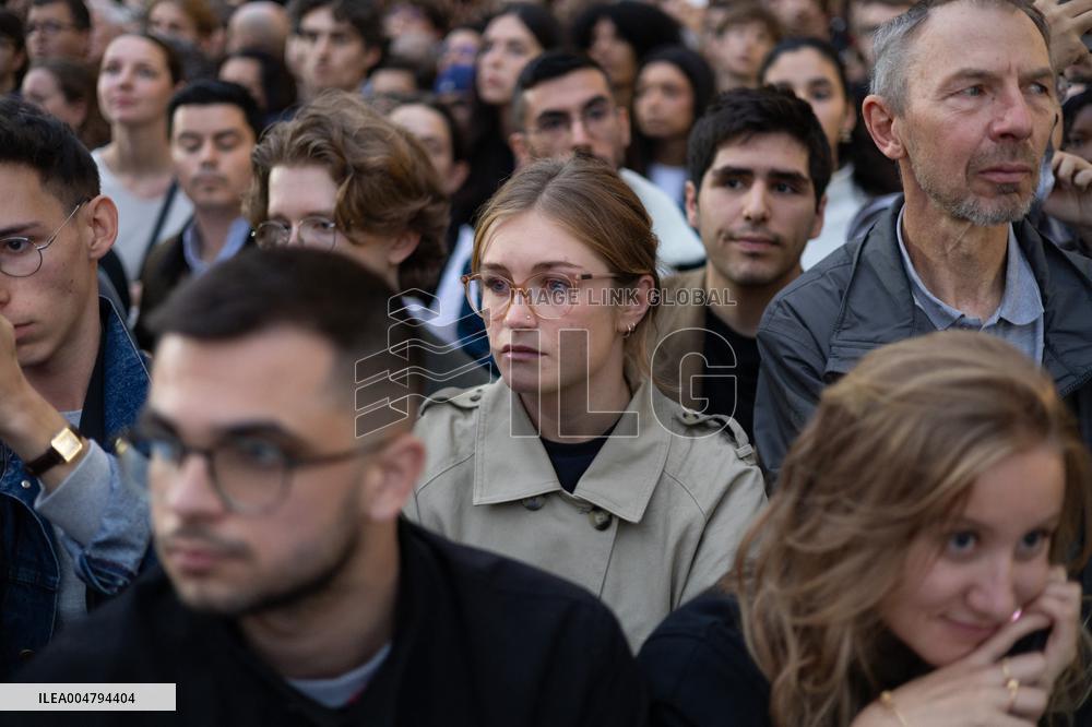 Induction ceremony of Robert Badinter at the Pantheon - Paris