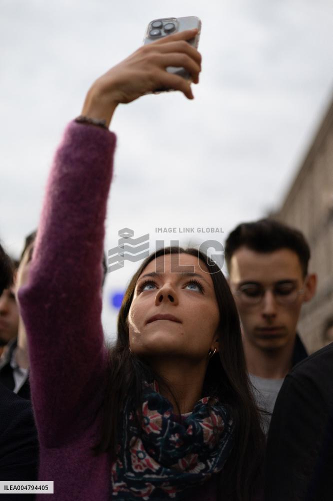 Induction ceremony of Robert Badinter at the Pantheon - Paris