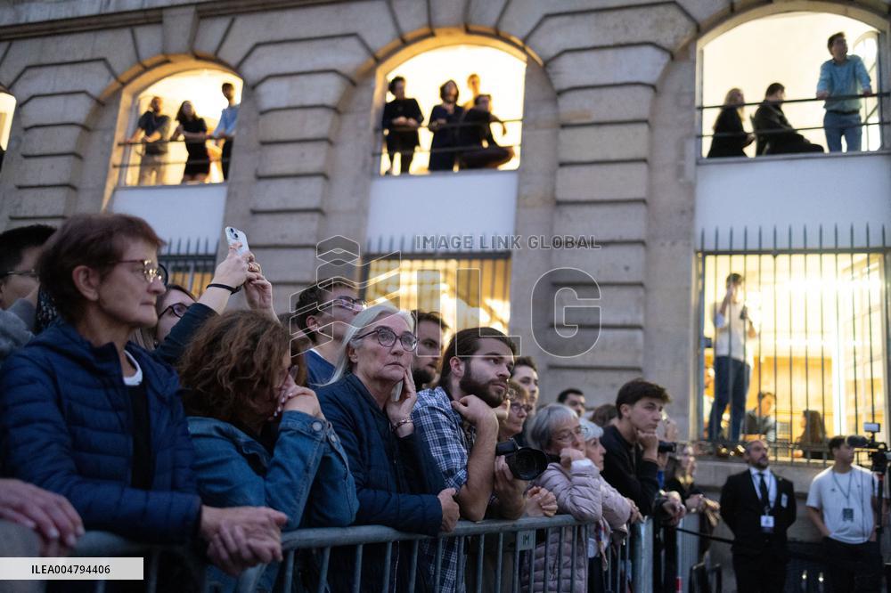 Induction ceremony of Robert Badinter at the Pantheon - Paris