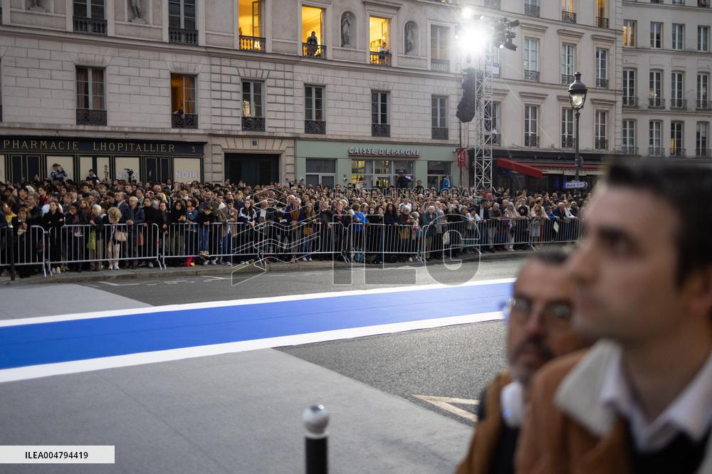 Induction ceremony of Robert Badinter at the Pantheon - Paris
