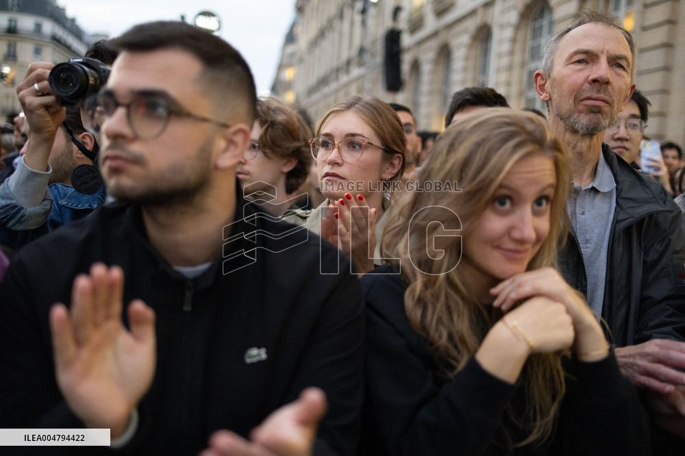 Induction ceremony of Robert Badinter at the Pantheon - Paris