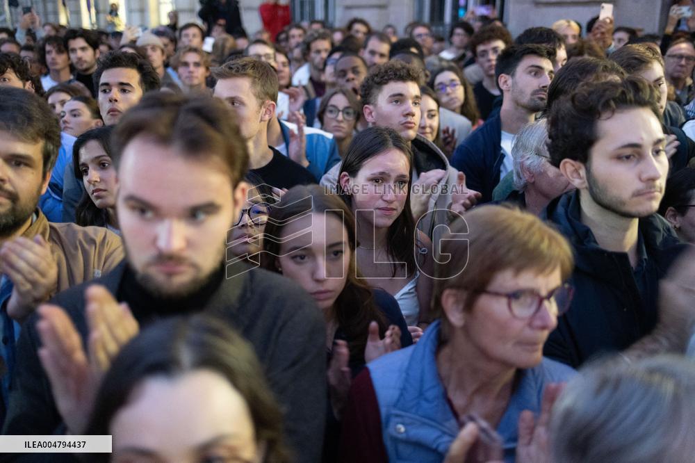 Induction ceremony of Robert Badinter at the Pantheon - Paris