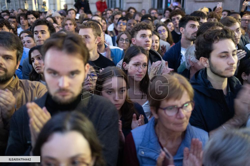 Induction ceremony of Robert Badinter at the Pantheon - Paris