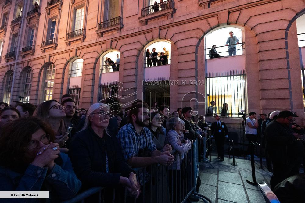 Induction ceremony of Robert Badinter at the Pantheon - Paris
