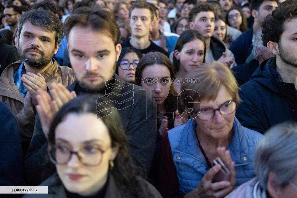 Induction ceremony of Robert Badinter at the Pantheon - Paris