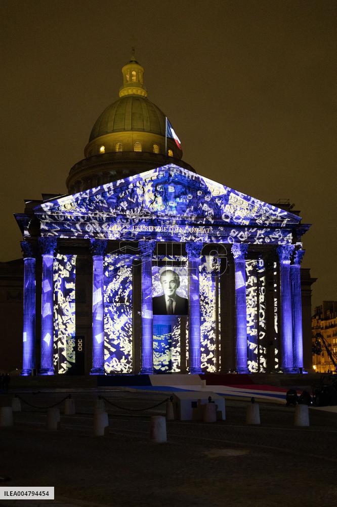 Induction ceremony of Robert Badinter at the Pantheon - Paris