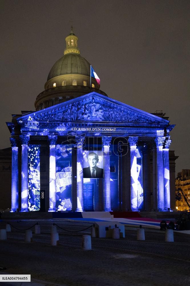 Induction ceremony of Robert Badinter at the Pantheon - Paris