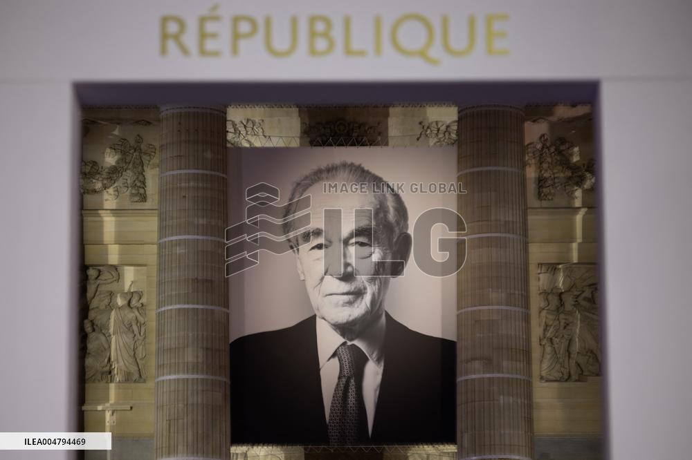 Induction ceremony of Robert Badinter at the Pantheon - Paris