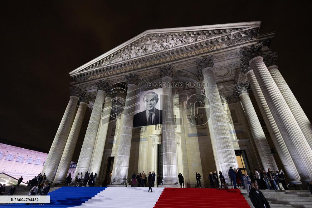 Induction ceremony of Robert Badinter at the Pantheon - Paris