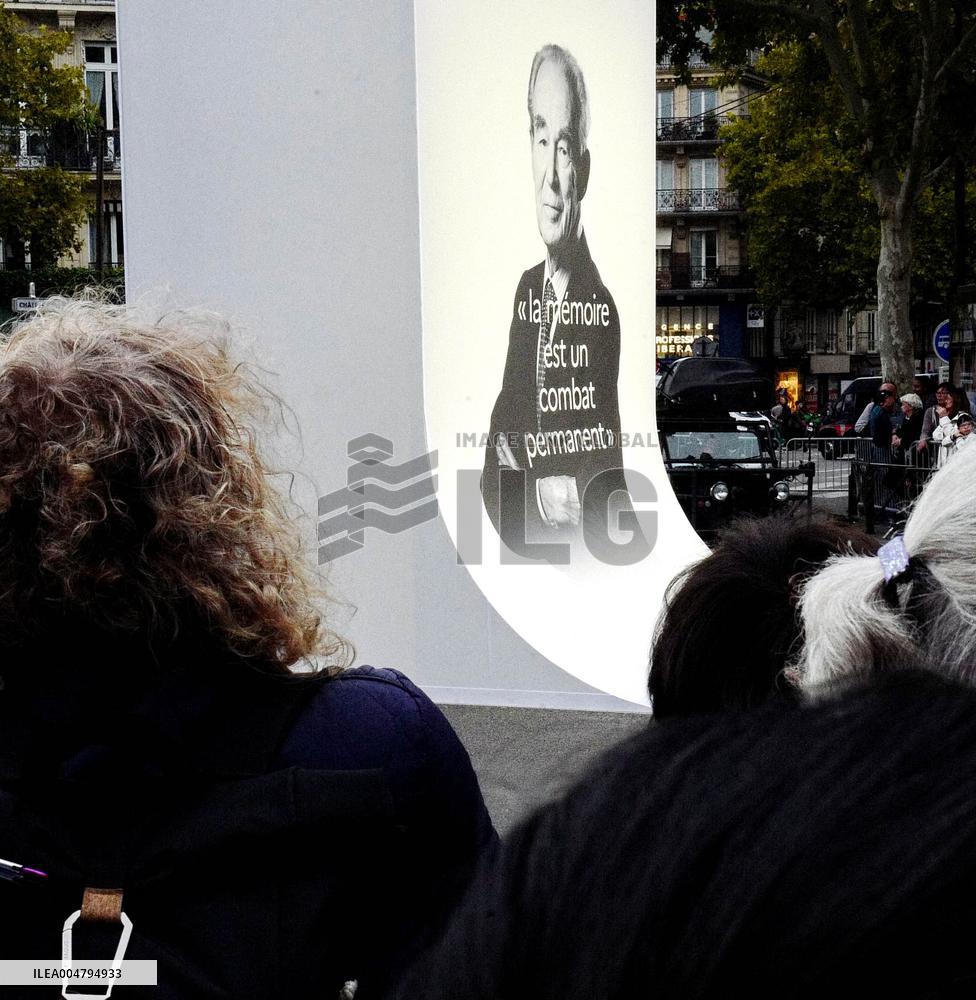 Final Preparations Before Robert Badinter Honor At Pantheon - Paris