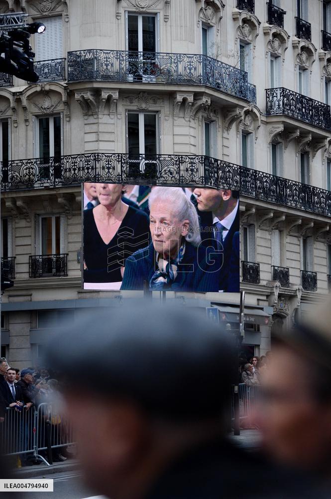 Ceremony to Induct Robert Badinter at Pantheon - Paris