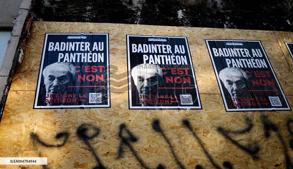 Final Preparations Before Robert Badinter Honor At Pantheon - Paris