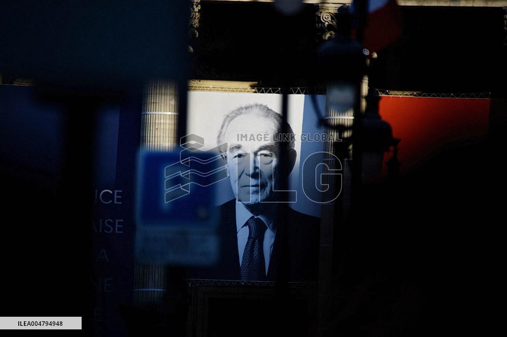 Final Preparations Before Robert Badinter Honor At Pantheon - Paris