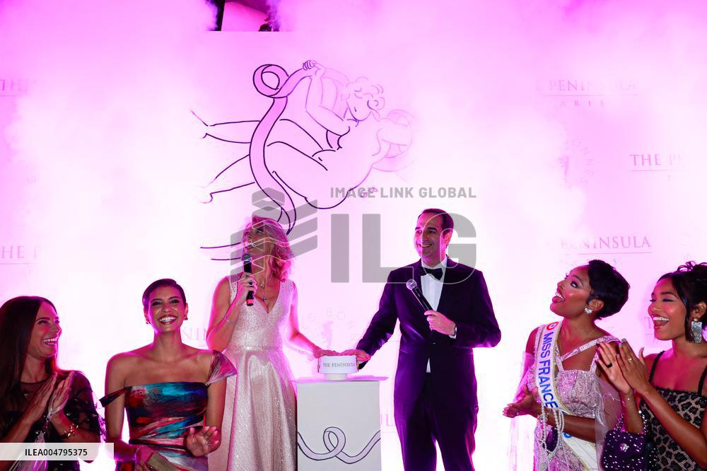 Peninsula in Pink Charity Cocktail - Paris