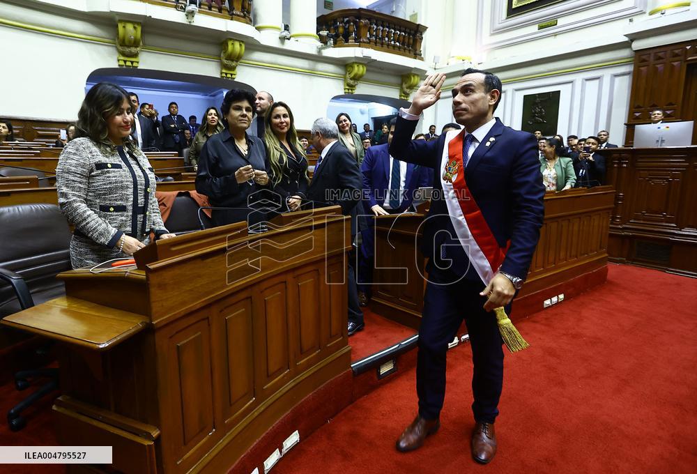 Jose Peri Sworn In As President of Peru - Lima