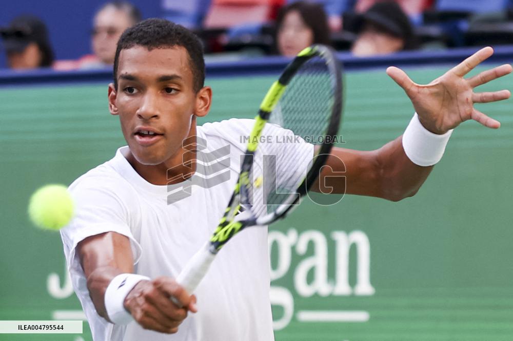 ATP Masters - Arthur Rinderknech v Felix Auger-Aliassime - Shanghai