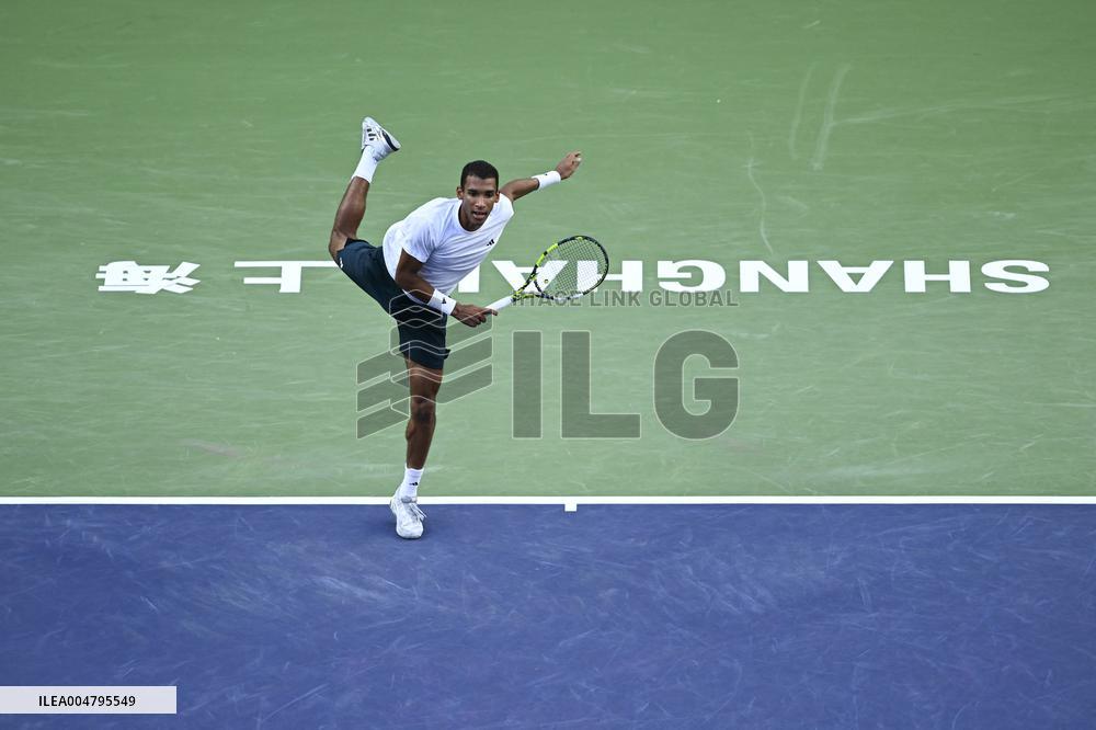 ATP Masters - Arthur Rinderknech v Felix Auger-Aliassime - Shanghai