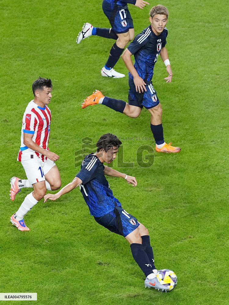 Football: Friendly between Japan and Paraguay