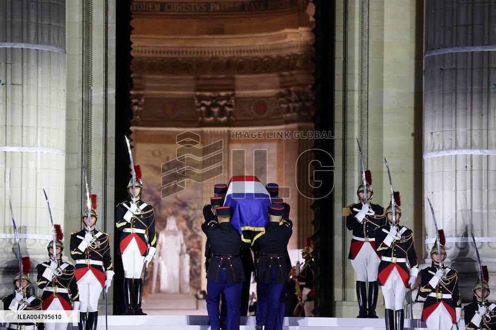 Ceremony to Induct Robert Badinter at Pantheon - Paris