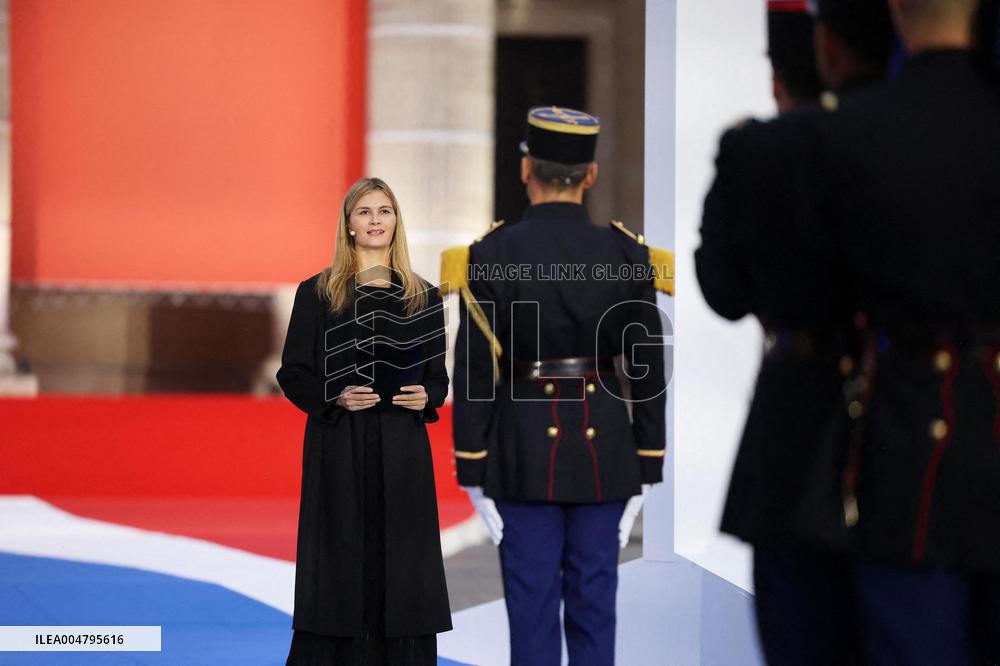 Ceremony to Induct Robert Badinter at Pantheon - Paris