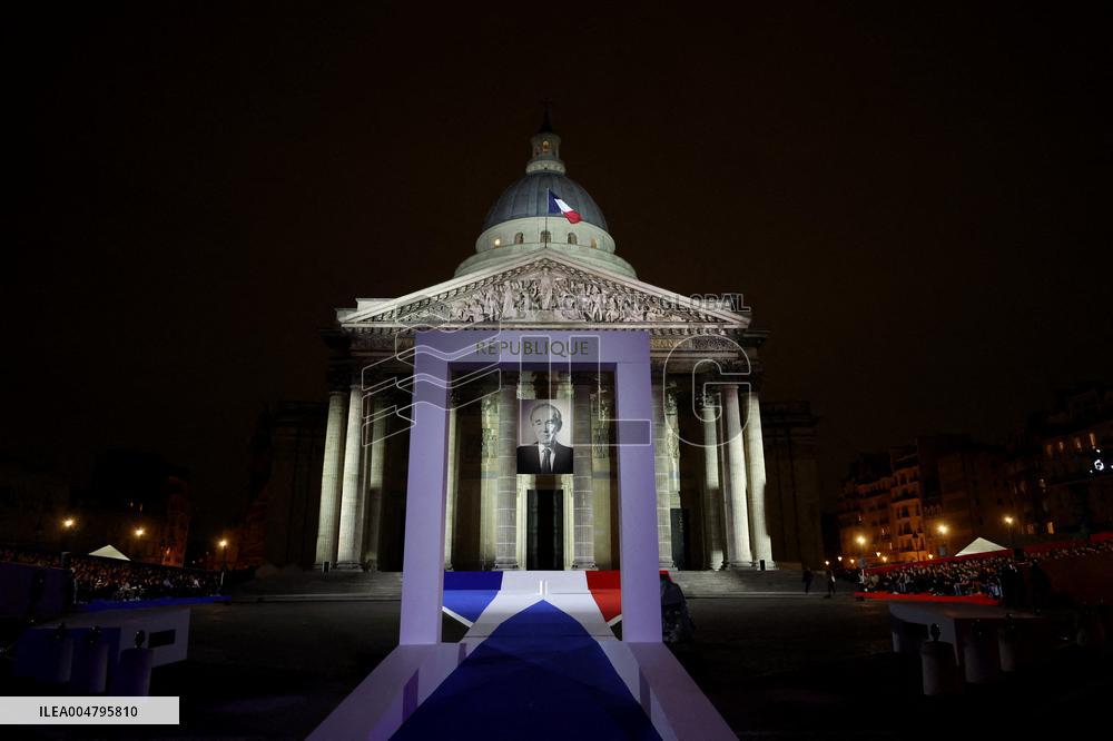 Ceremony to Induct Robert Badinter at Pantheon - Paris