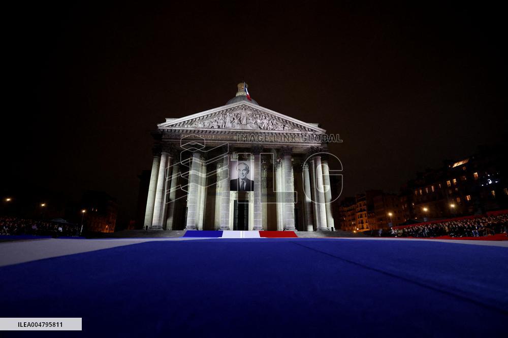 Ceremony to Induct Robert Badinter at Pantheon - Paris