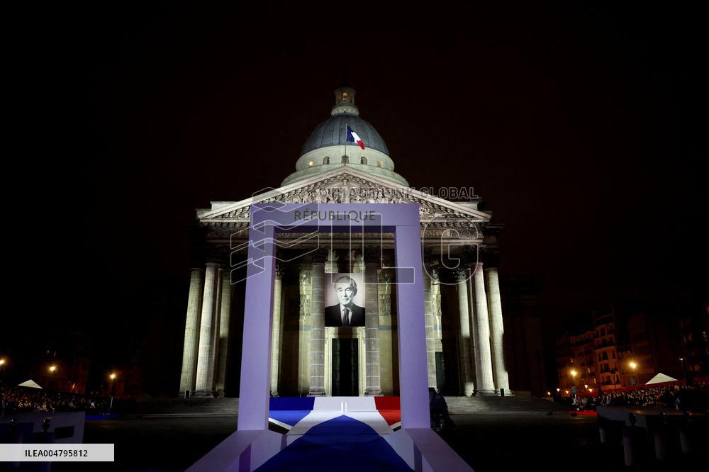 Ceremony to Induct Robert Badinter at Pantheon - Paris