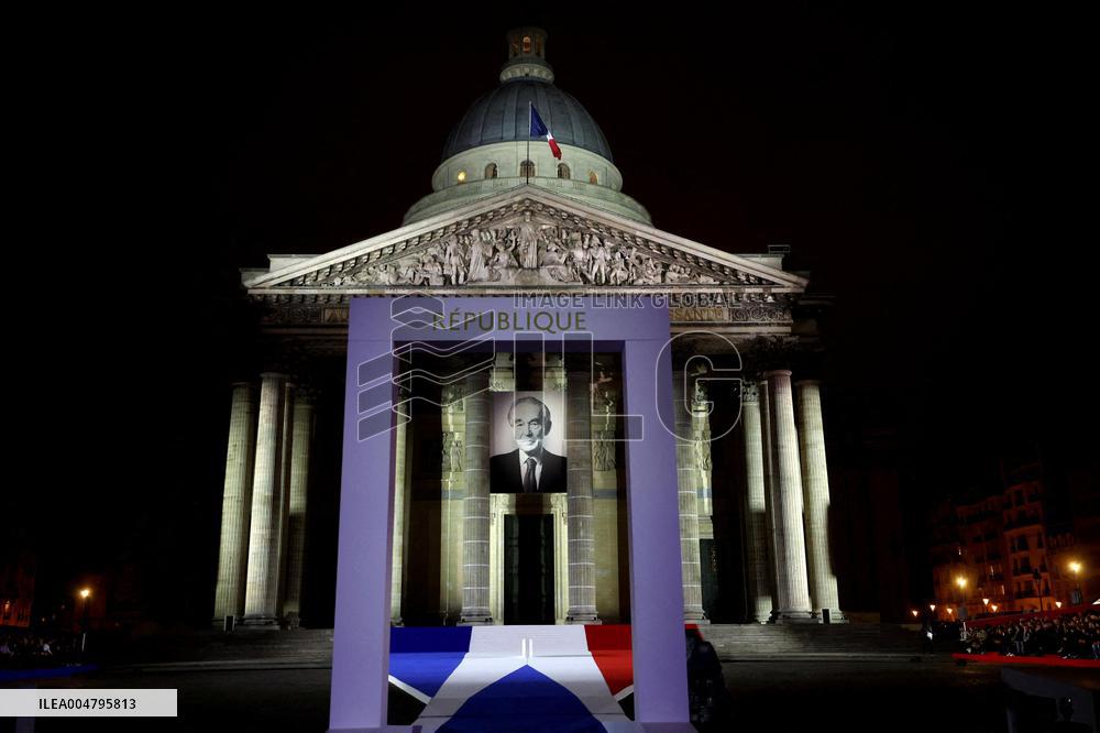 Ceremony to Induct Robert Badinter at Pantheon - Paris