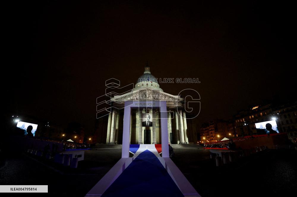 Ceremony to Induct Robert Badinter at Pantheon - Paris