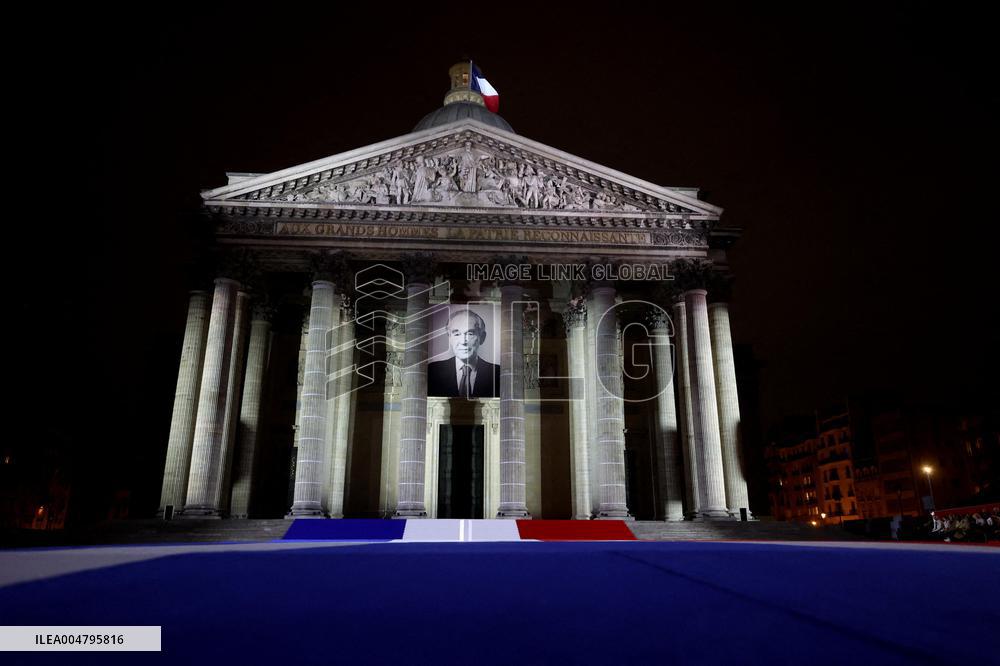 Ceremony to Induct Robert Badinter at Pantheon - Paris