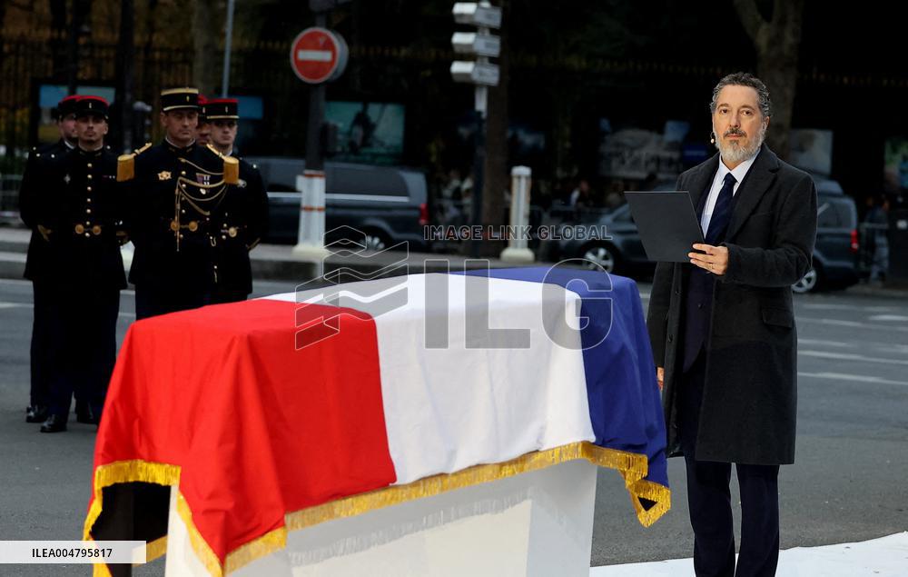 Ceremony to Induct Robert Badinter at Pantheon - Paris