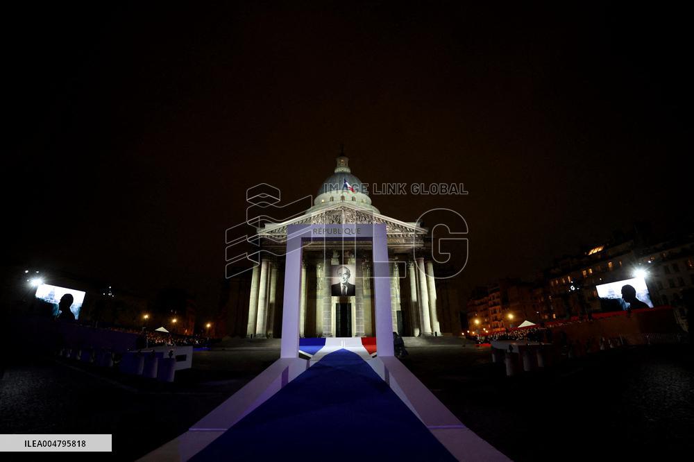 Ceremony to Induct Robert Badinter at Pantheon - Paris
