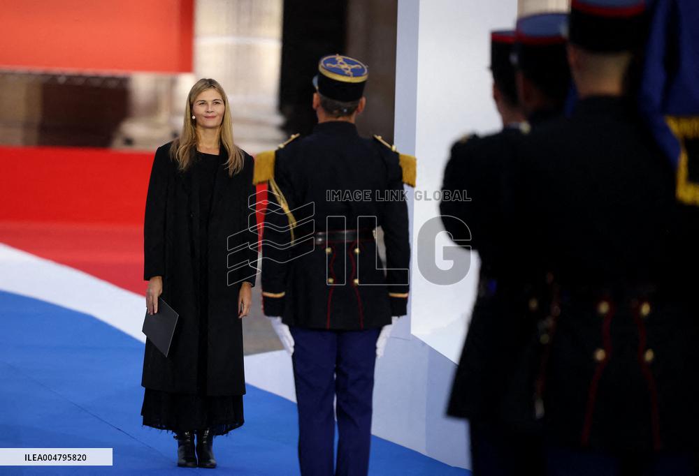 Ceremony to Induct Robert Badinter at Pantheon - Paris