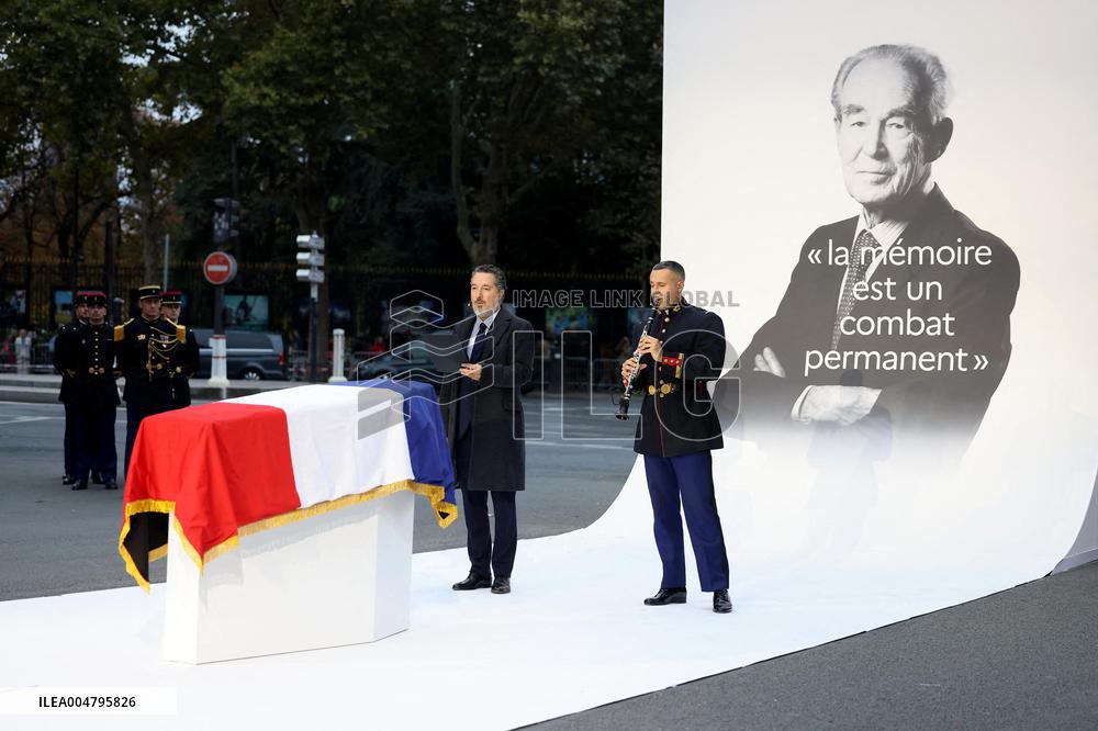 Ceremony to Induct Robert Badinter at Pantheon - Paris