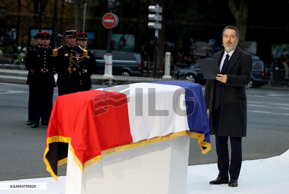Ceremony to Induct Robert Badinter at Pantheon - Paris