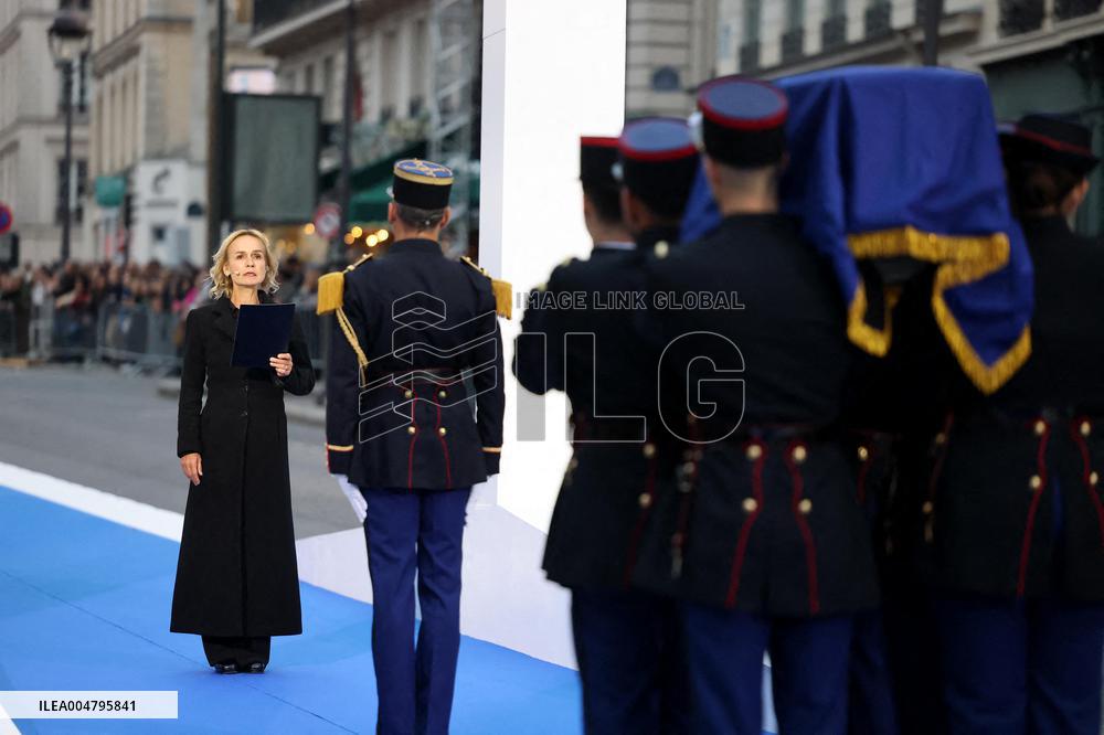Ceremony to Induct Robert Badinter at Pantheon - Paris