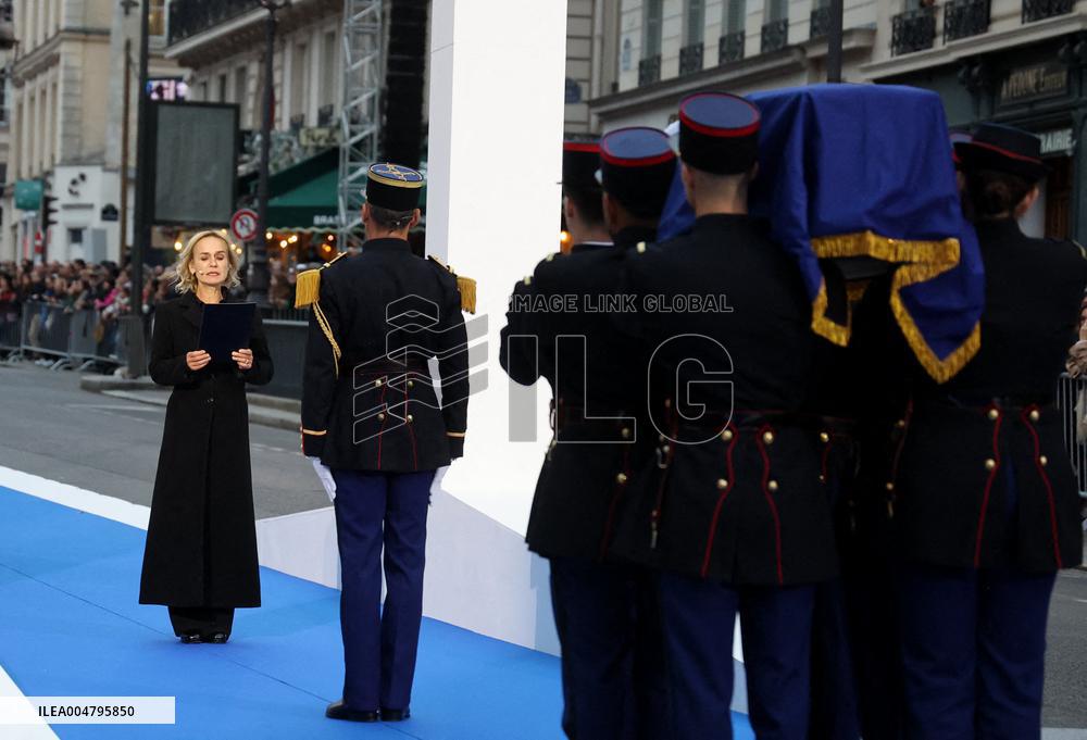 Ceremony to Induct Robert Badinter at Pantheon - Paris
