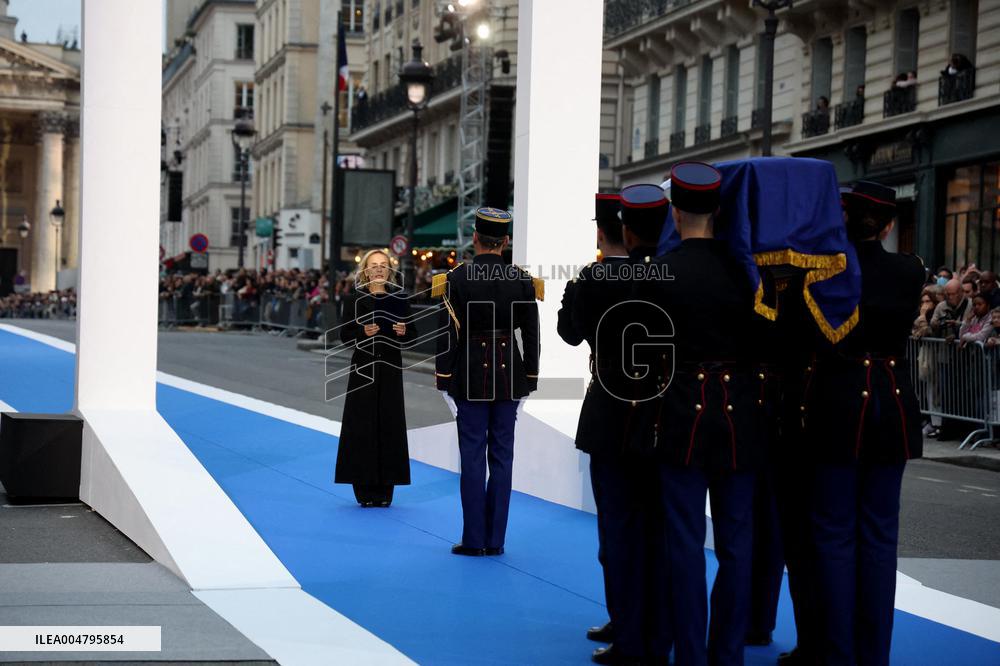 Ceremony to Induct Robert Badinter at Pantheon - Paris