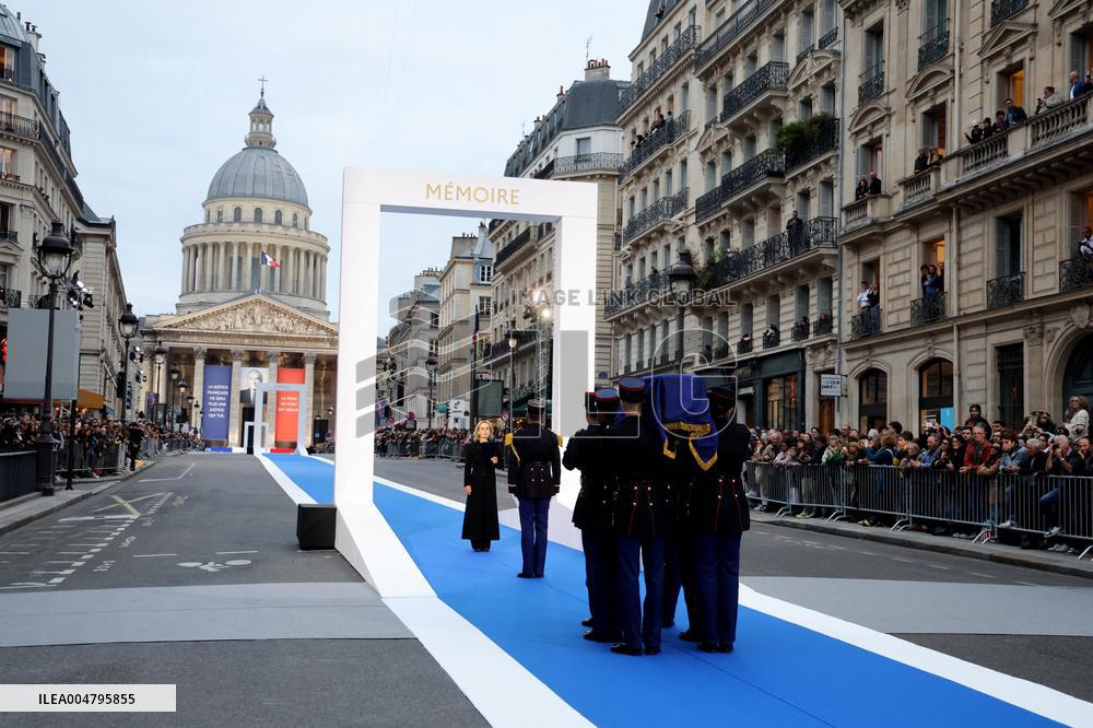 Ceremony to Induct Robert Badinter at Pantheon - Paris
