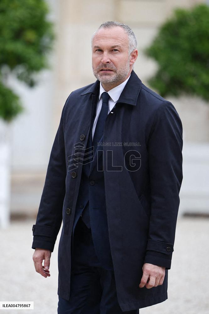 Meeting With French President And Political Leaders At Elysee Palace - Paris