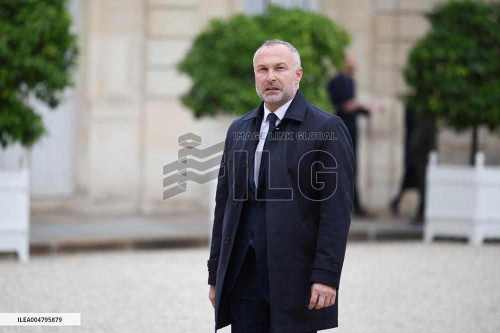 Meeting With French President And Political Leaders At Elysee Palace - Paris