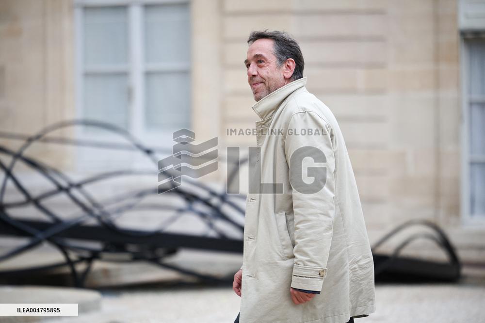 Meeting With French President And Political Leaders At Elysee Palace - Paris
