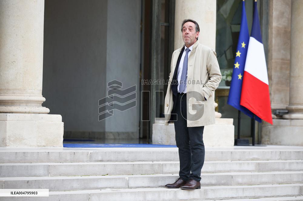 Meeting With French President And Political Leaders At Elysee Palace - Paris