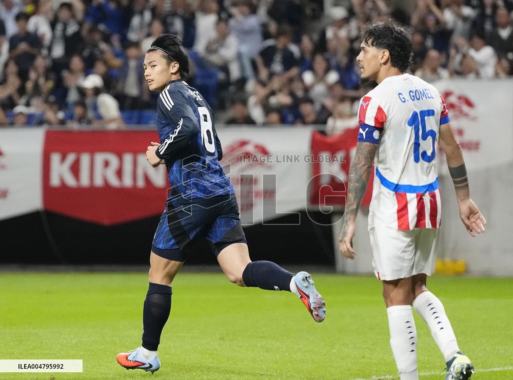 Football: Friendly between Japan and Paraguay